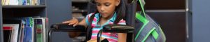 child in wheelchair