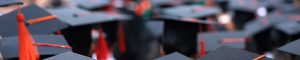 many graduation hats